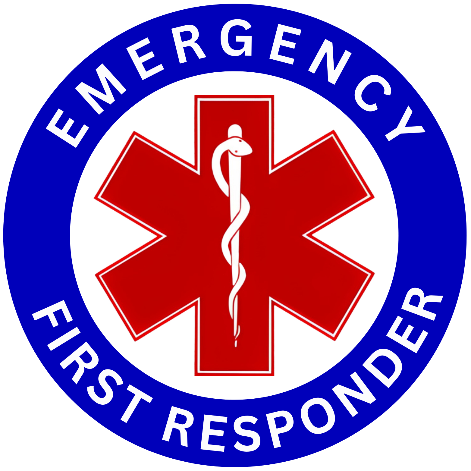 EFR (Emergency First Responder) Star of Life Logo High Quality UV DTF Stickers - Image 7