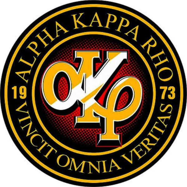 Alpha Kappa Rho car/ motorcycle High Quality UV DTF sticker - Image 2