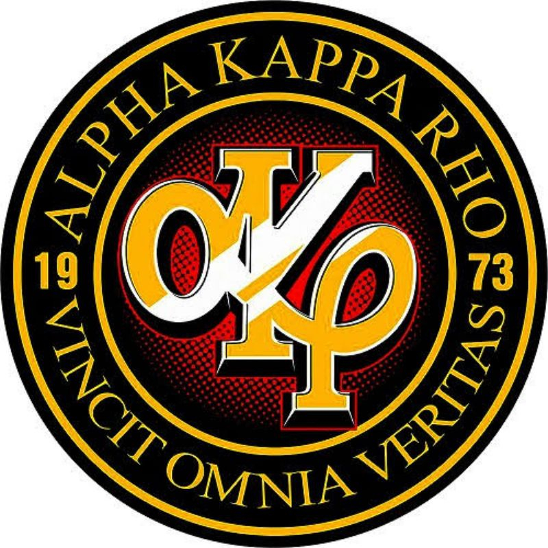 Alpha Kappa Rho car/ motorcycle High Quality UV DTF sticker - Image 2