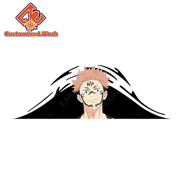 UV DTF 13cm x 4.4cm Nezuko Demon Slayer Car Stickers Surfboard Motorcycle Decal Campervan Graffiti Windows Accessoires - Image 2