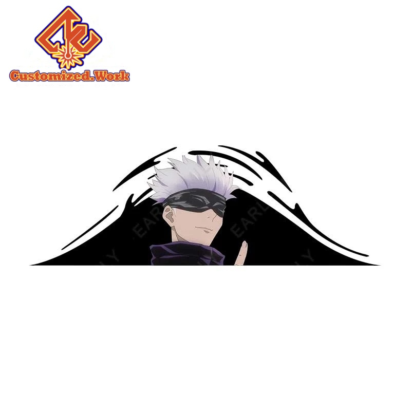 UV DTF 13cm x 4.4cm Nezuko Demon Slayer Car Stickers Surfboard Motorcycle Decal Campervan Graffiti Windows Accessoires - Image 9