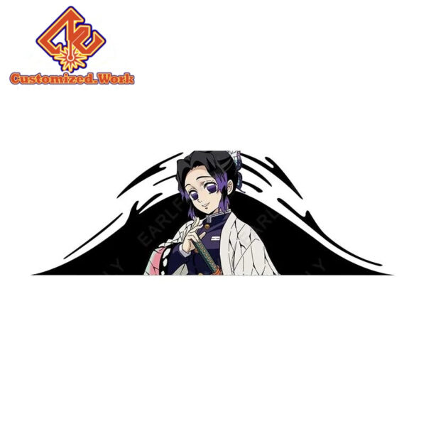 UV DTF 13cm x 4.4cm Nezuko Demon Slayer Car Stickers Surfboard Motorcycle Decal Campervan Graffiti Windows Accessoires - Image 15