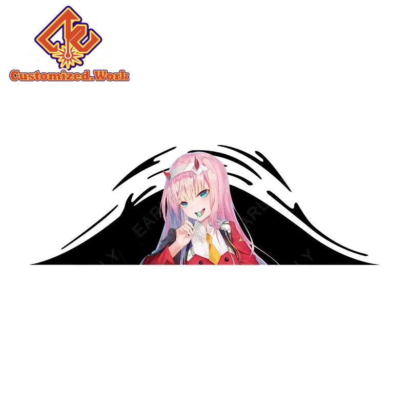 UV DTF 13cm x 4.4cm Nezuko Demon Slayer Car Stickers Surfboard Motorcycle Decal Campervan Graffiti Windows Accessoires - Image 17