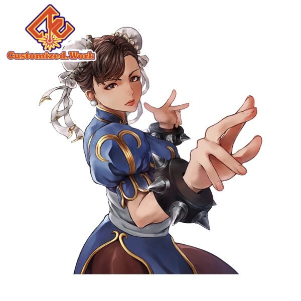 UV DTF 13cm Chun-Li Street Fighter Camper Car Stickers Motorcycle Laptop Windows Helmet Waterproof Vinyl Decal Sunscreen Car Accessories - Image 8