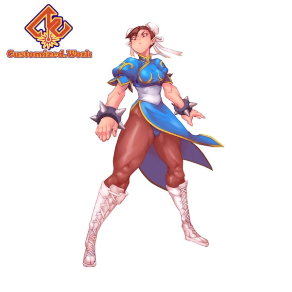 UV DTF 13cm Chun-Li Street Fighter Camper Car Stickers Motorcycle Laptop Windows Helmet Waterproof Vinyl Decal Sunscreen Car Accessories - Image 9