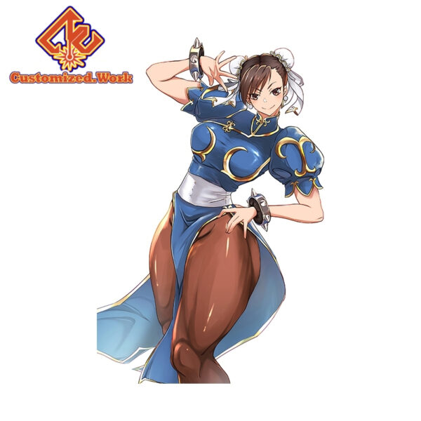 UV DTF 13cm Chun-Li Street Fighter Camper Car Stickers Motorcycle Laptop Windows Helmet Waterproof Vinyl Decal Sunscreen Car Accessories - Image 11