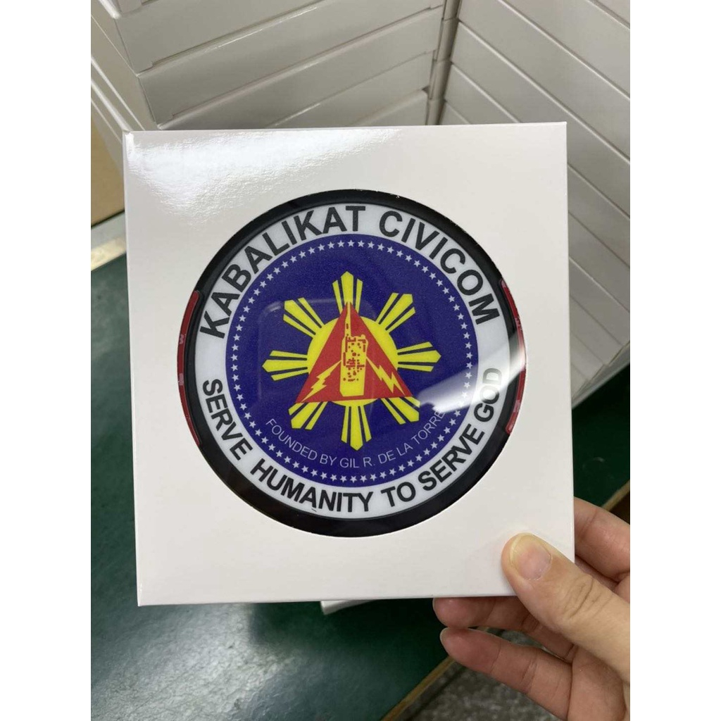 EMBLED - Kabalikat Civicom - Car LED Sticker w/ 3pcs Free AA Batteries - Image 4