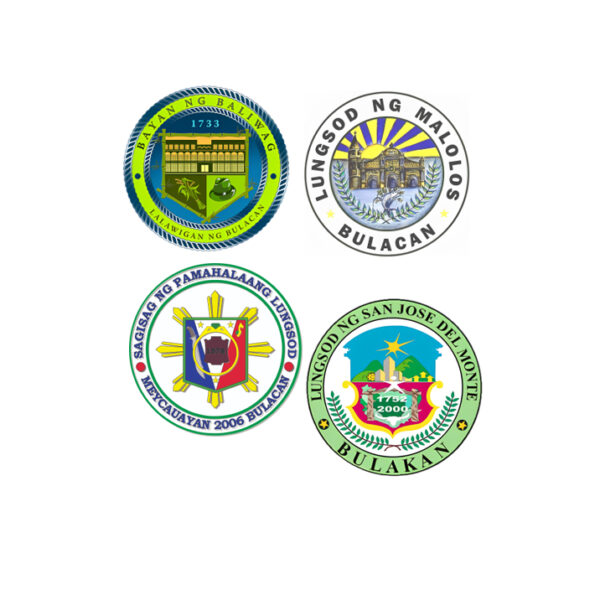 BULACAN Cities Municipal Seal Logo High Quality UV DTF Sticker - Image 5