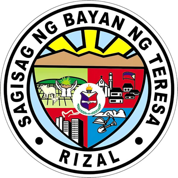 Rizal Municipality Logo High Quality UV DTF Stickers