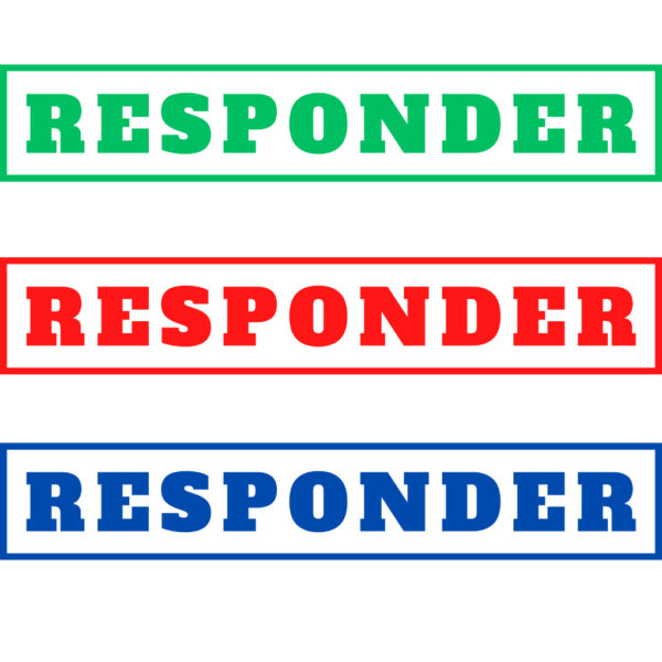 RESPONDER High Quality UV DTF Stickers