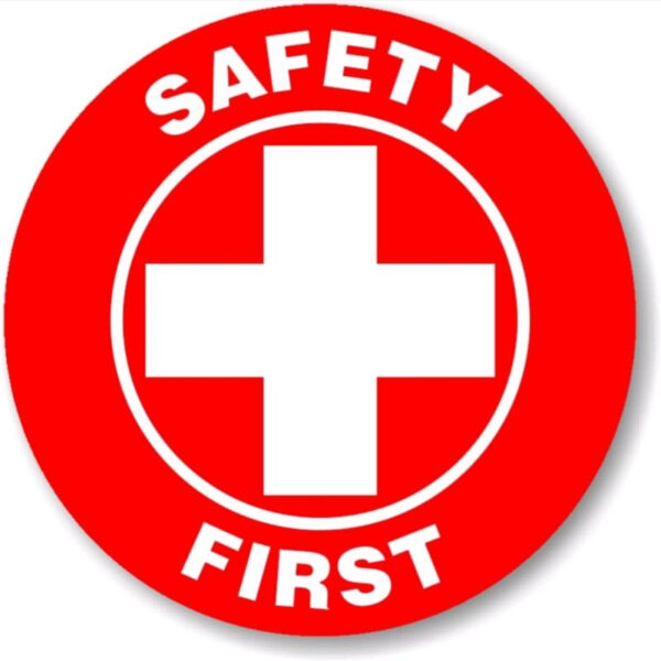 SAFETY FIRST High Quality UV DTF sticker - Image 2