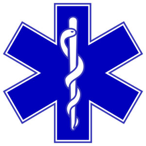 EMT Star of Life Logo High Quality UV DTF Sticker