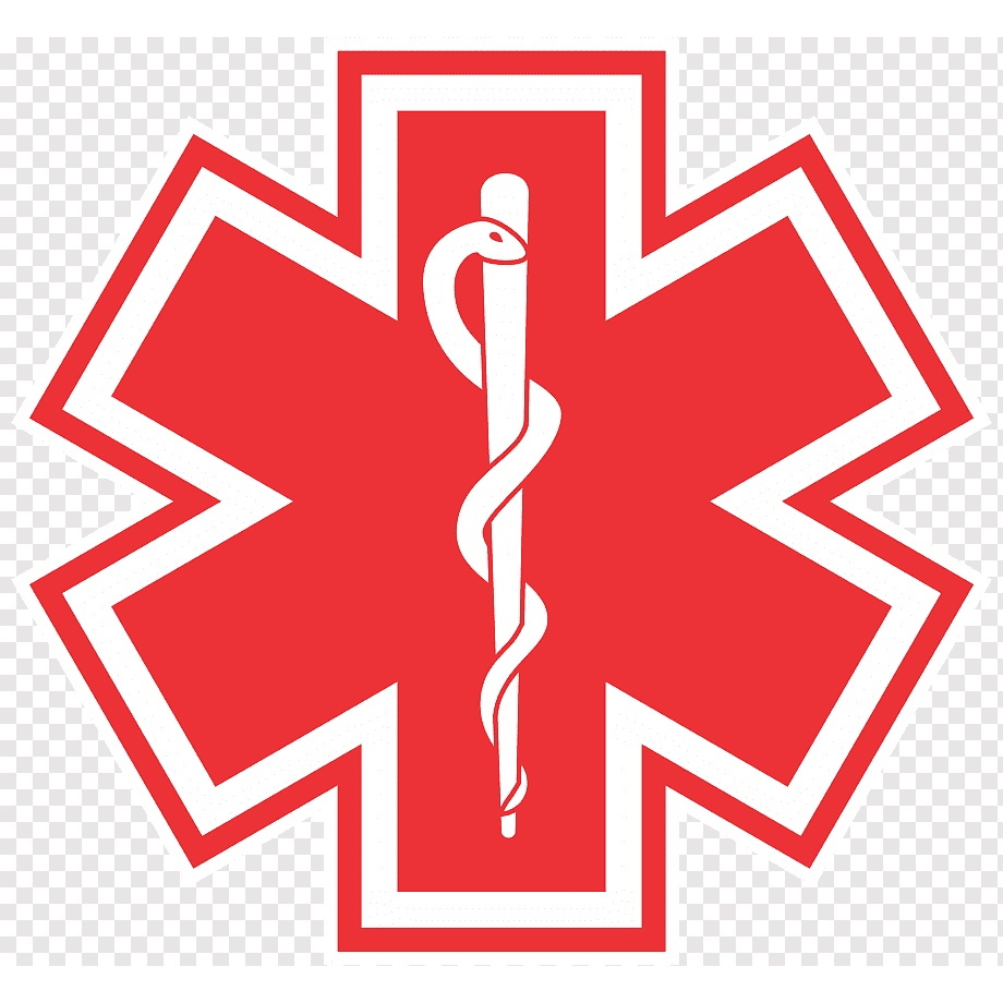 EMT Star of Life Logo High Quality UV DTF Sticker - Image 2