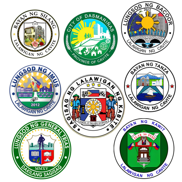 Cavite Cities Municipal Logo High Quality UV DTF Sticker - Image 6
