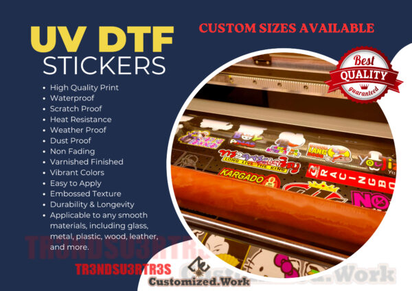 Commission on Audit Logo High Quality UV DTF Stickers - Image 2