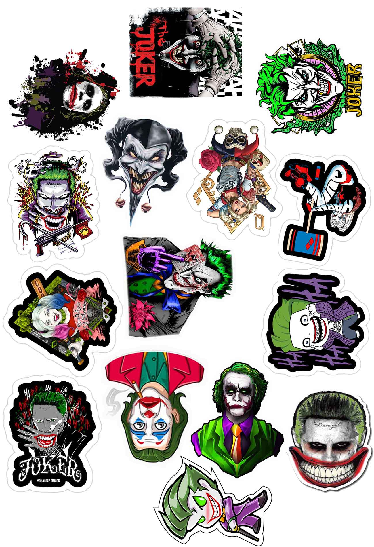HIGH QUALITY UV PRINTED STICKERS for MOTORCYCLE, CAR, TUMBLER, MAGS, ETC - SOLD PER SET A4 SIZE G2 - Image 6