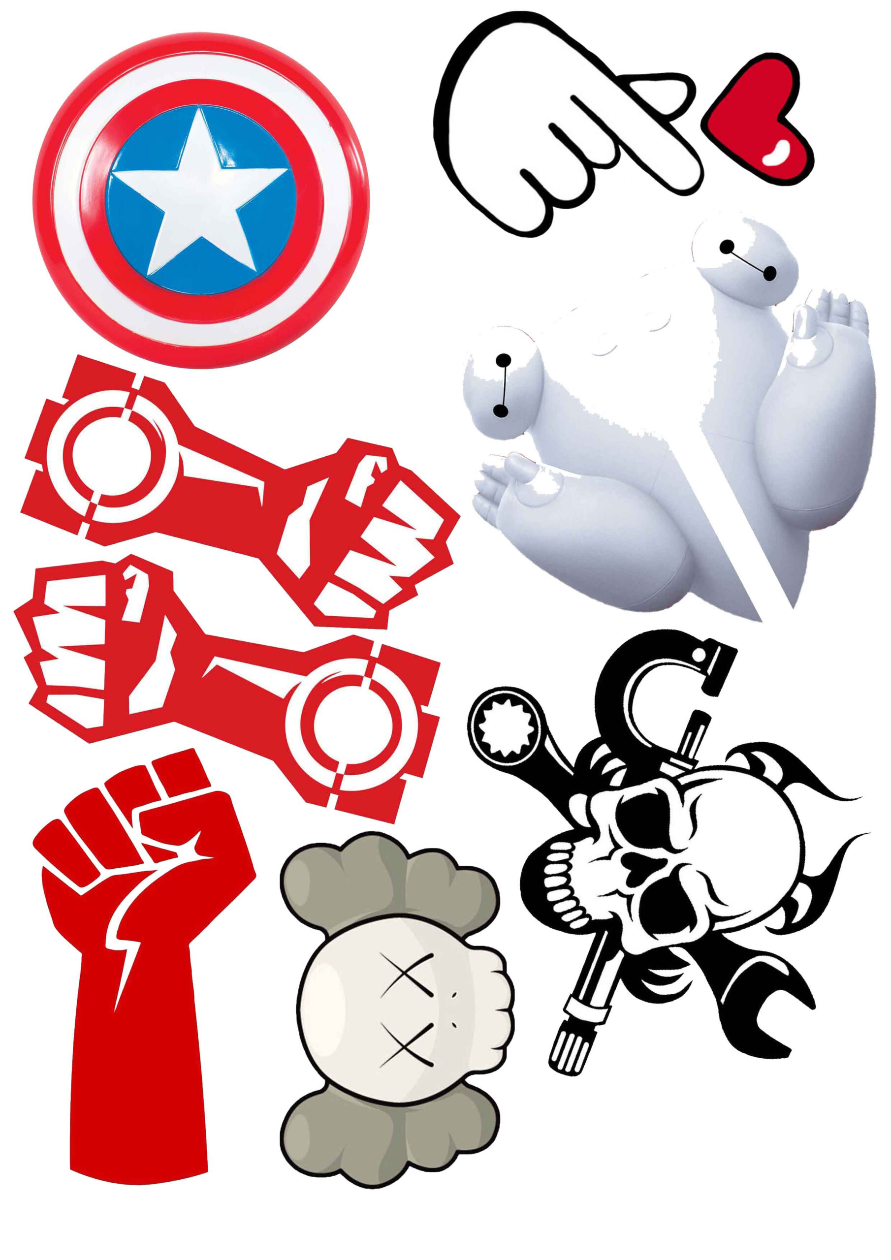 HIGH QUALITY UV PRINTED STICKERS for MOTORCYCLE, CAR, TUMBLER, MAGS, ETC - SOLD PER SET A4 SIZE G2 - Image 9