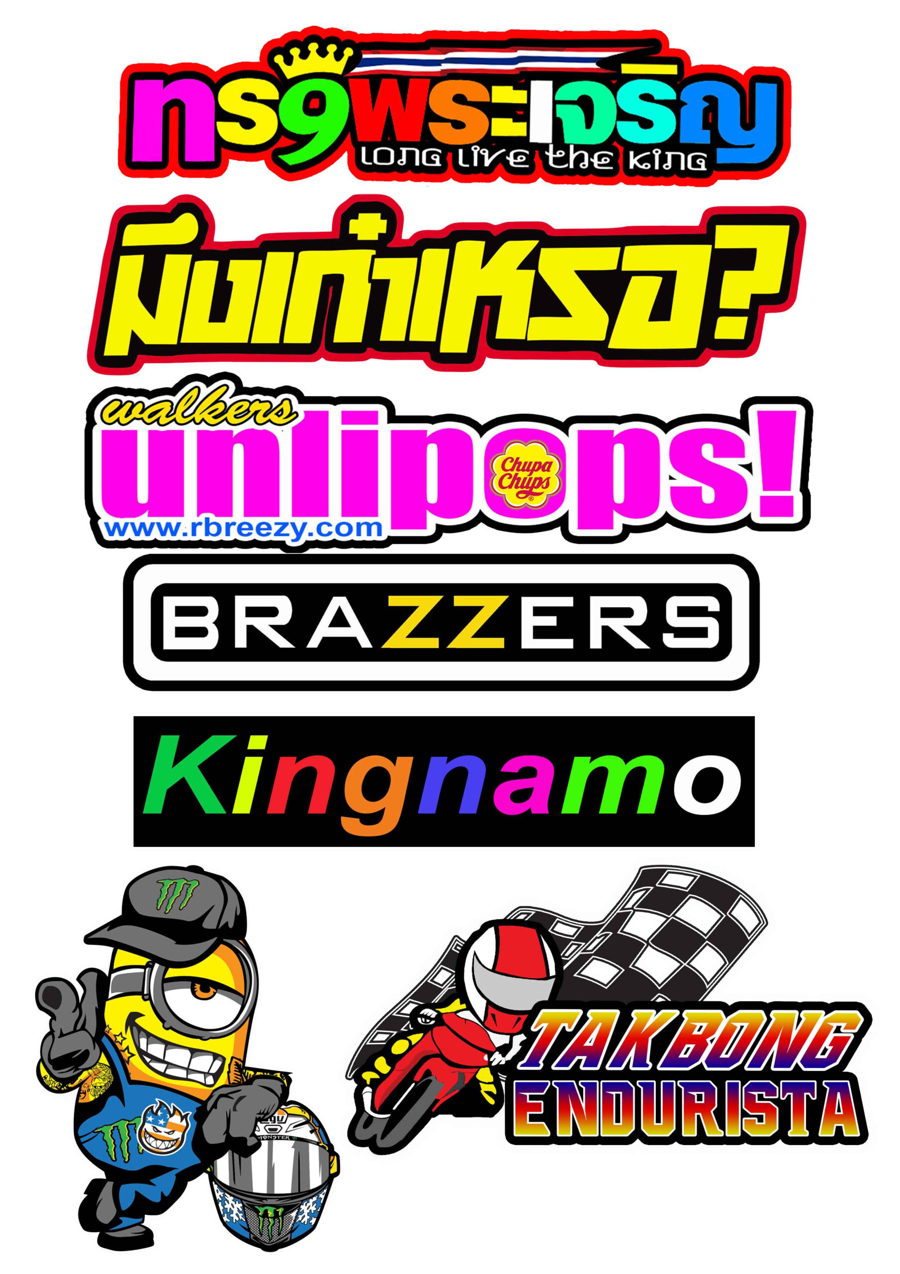 HIGH QUALITY UV PRINTED STICKERS for MOTORCYCLE, CAR, TUMBLER, MAGS, ETC - SOLD PER SET A4 SIZE G2 - Image 26