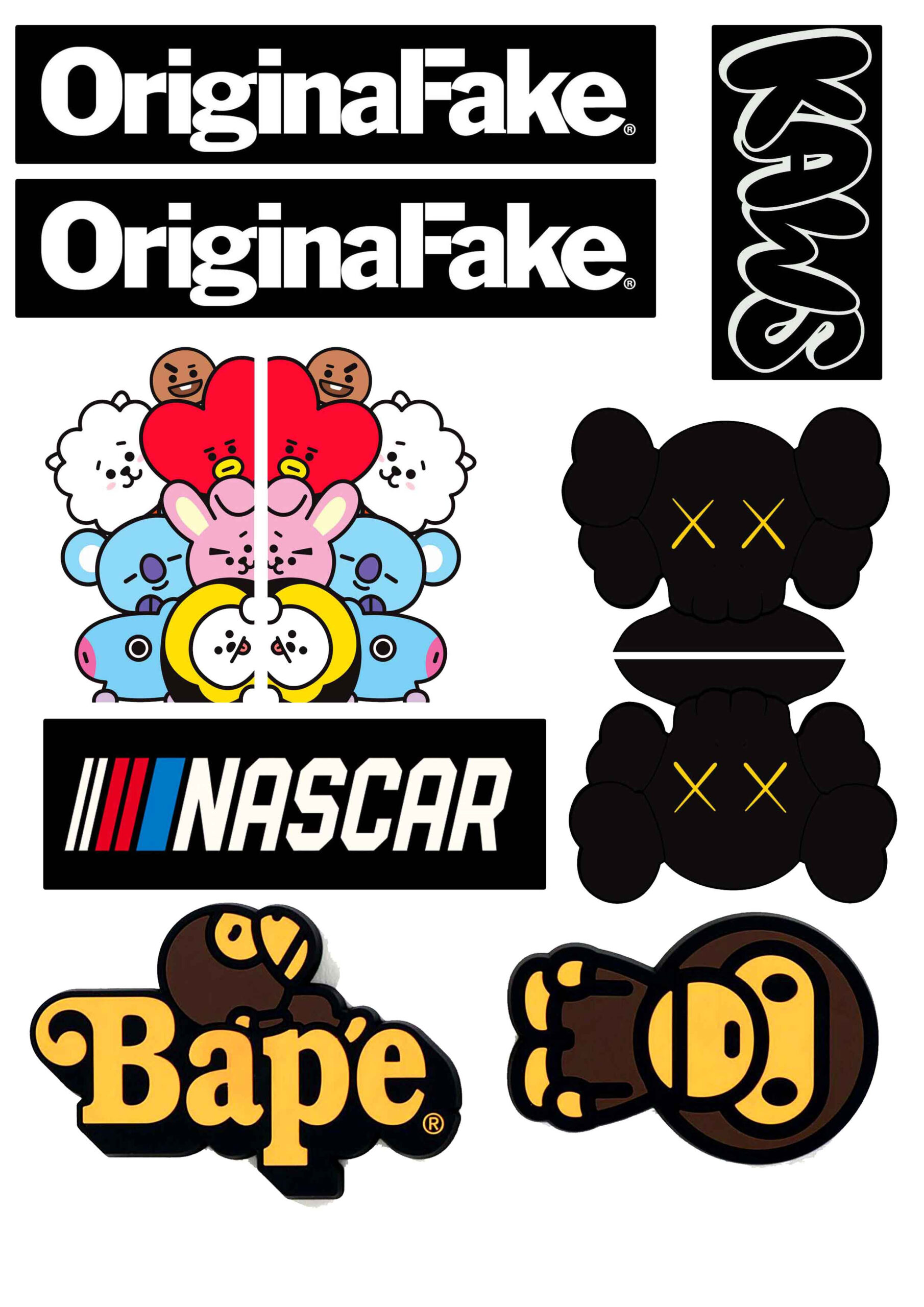 HIGH QUALITY UV PRINTED STICKERS for MOTORCYCLE, CAR, TUMBLER, MAGS, ETC - SOLD PER SET A4 SIZE G2 - Image 38