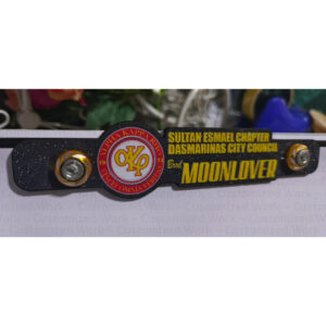 Skeptron Alpha Kappa Rho Akhro AKP Motorcycle Car Plate Number Emblem Badge