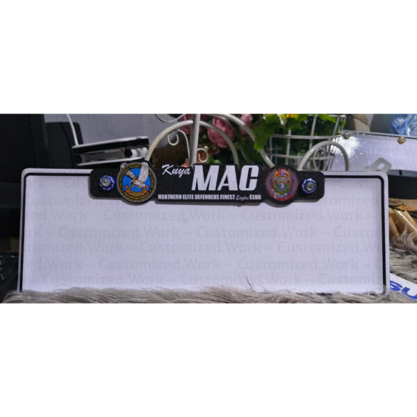 The Fraternal Order of Eagles TFOE Kuya Ate Agila Motorcycle Car Plate Number Emblem Badge - Image 10