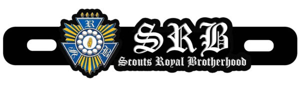 SRB Scouts Royal Brotherhood Motorcycle Car Plate Number Emblem Badge