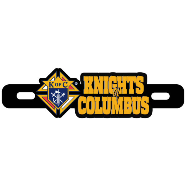KofC Knights of Columbus Motorcycle Car Plate Number Emblem Badge