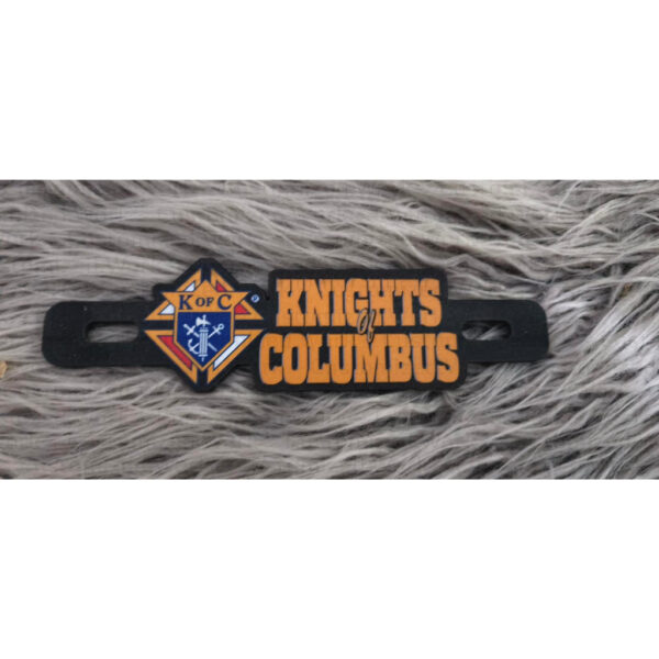KofC Knights of Columbus Motorcycle Car Plate Number Emblem Badge - Image 6