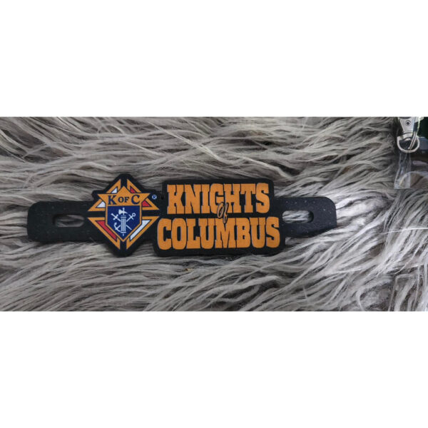 KofC Knights of Columbus Motorcycle Car Plate Number Emblem Badge - Image 7
