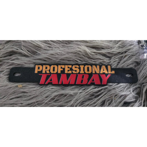 Professional Tambay Motorcycle Car Plate Number Emblem Badge - Image 4