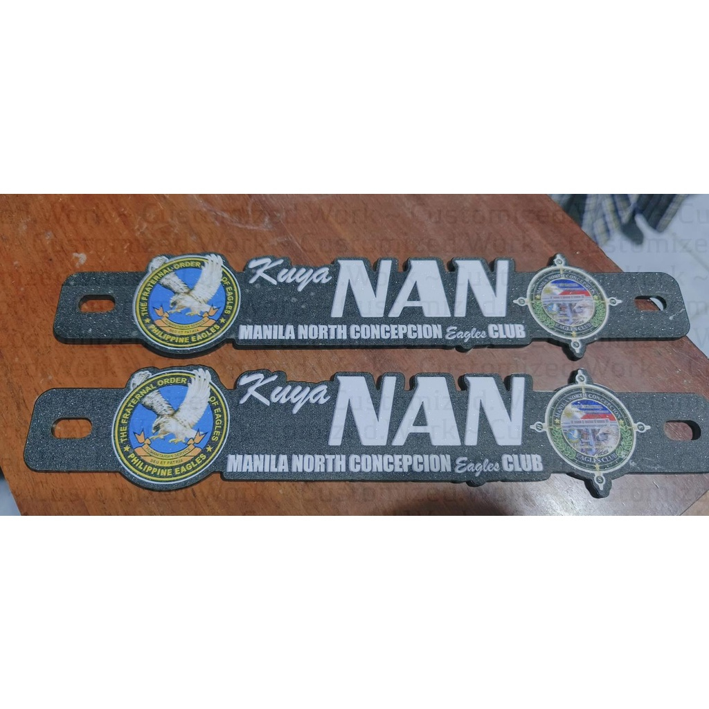 Customized Motorcycle Plate Number Emblem Badge - Image 4