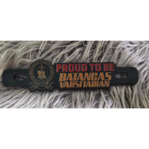 Batangas Varsitarian Motorcycle Plate Number Emblem Badge
