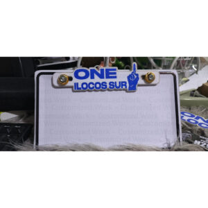 One Ilocos Sur Motorcycle Car Plate Number Emblem Badge