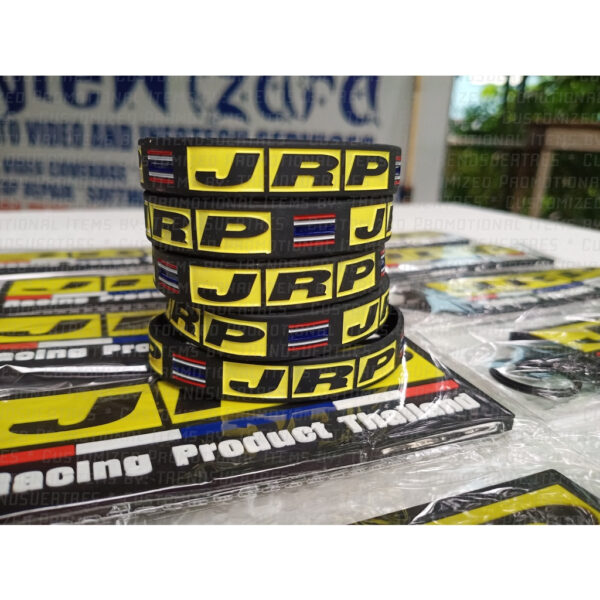 5PCS - JRP Racing Thailand Baller ID Wrist Band - DEBOSSED - NO CUT END - Image 2