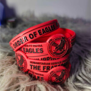 5PCS - The Fraternal Order of Eagles Philippines Eagles - Baller Band - EMBOSSED - NO CUT END