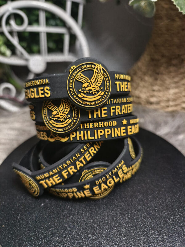 5PCS - The Fraternal Order of Eagles Philippines Eagles - Baller Band - EMBOSSED - NO CUT END - Image 3