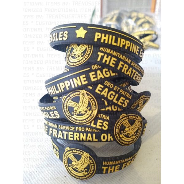 5PCS - The Fraternal Order of Eagles Philippines Eagles - Baller Band - EMBOSSED - NO CUT END - Image 4