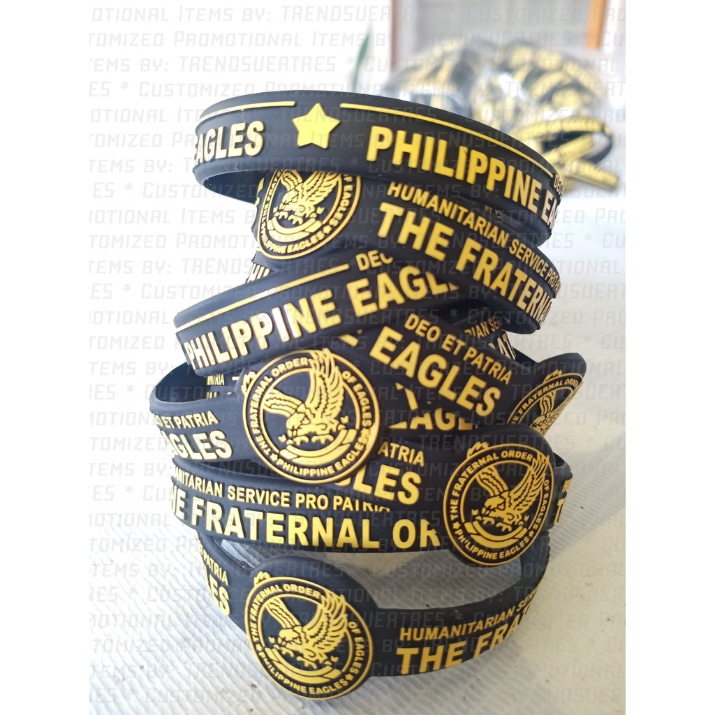 5PCS - The Fraternal Order of Eagles Philippines Eagles - Baller Band - EMBOSSED - NO CUT END - Image 4