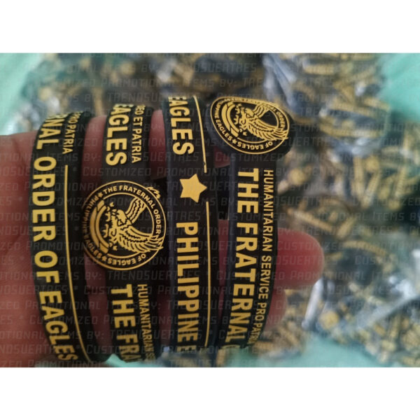 5PCS - The Fraternal Order of Eagles Philippines Eagles - Baller Band - EMBOSSED - NO CUT END - Image 5