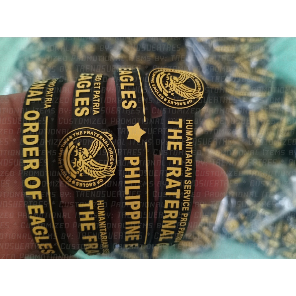 5PCS - The Fraternal Order of Eagles Philippines Eagles - Baller Band - EMBOSSED - NO CUT END - Image 5