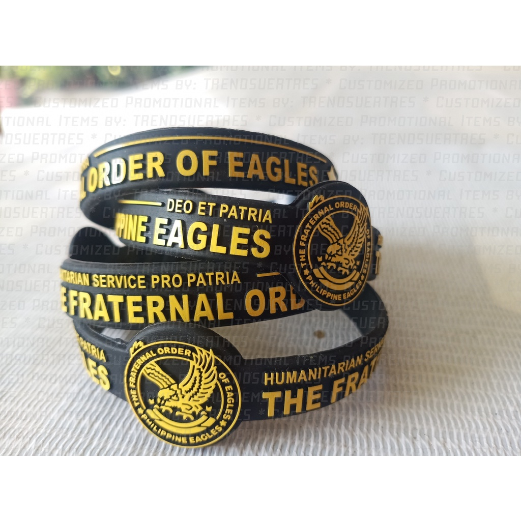 5PCS - The Fraternal Order of Eagles Philippines Eagles - Baller Band - EMBOSSED - NO CUT END - Image 7