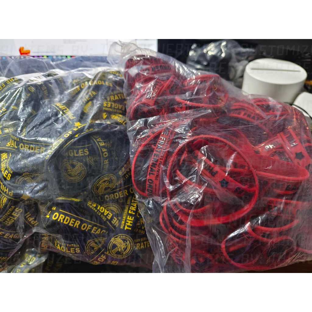 5PCS - The Fraternal Order of Eagles Philippines Eagles - Baller Band - EMBOSSED - NO CUT END - Image 11