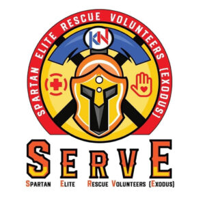 Spartan Elite Rescue Volunteers- Exodus Logo High Quality UV DTF Stickers