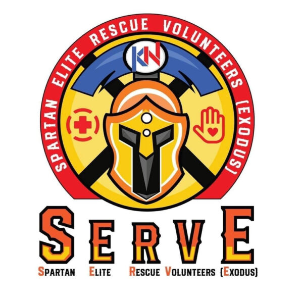 Spartan Elite Rescue Volunteers- Exodus Logo High Quality UV DTF Stickers