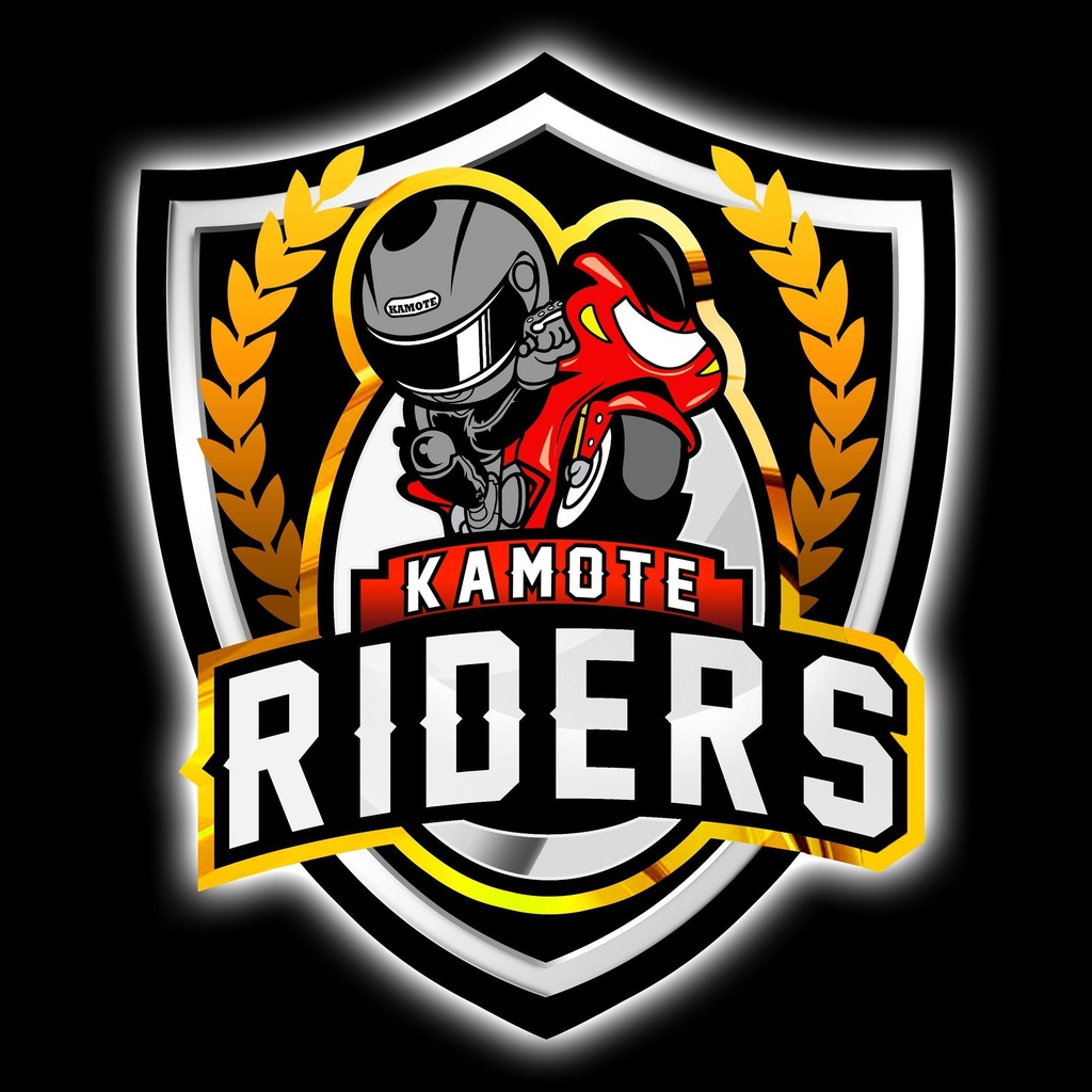 KAMOTE Riders Club Logo High Quality UV DTF Stickers