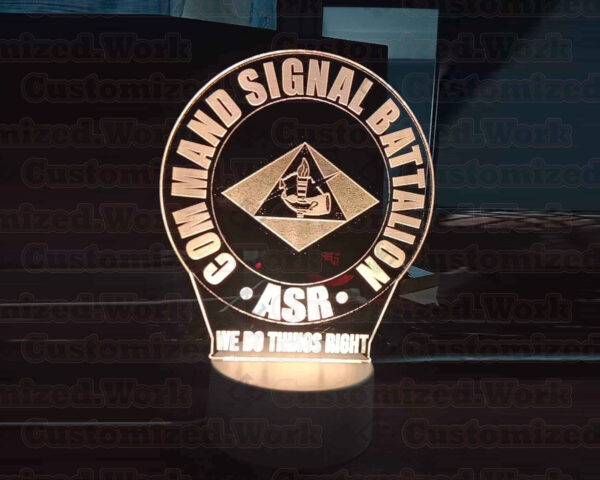Customized AcryLED Logo Acrylic Creative Visualization Lamp Engrave with your name - Image 2