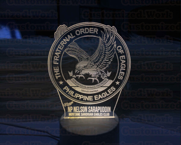 Customized AcryLED Logo Acrylic Creative Visualization Lamp Engrave with your name - Image 6