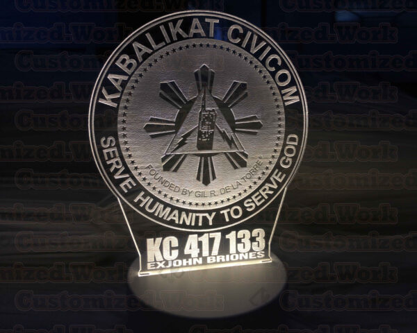 Customized AcryLED Logo Acrylic Creative Visualization Lamp Engrave with your name - Image 10