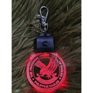 Customized AcryLED Flashing Sparkling LED Light Keychain