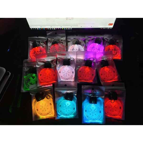 Customized AcryLED Flashing Sparkling LED Light Keychain - Image 4
